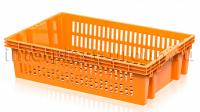 Ящик для овощей, фруктов и хлеба Евролоток оранжевый