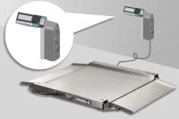 4D-LA.S-10/10-1500-RL (нерж) с печатью этикеток - Платформенные весы | платформенные весы из нержавейки