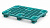 Поддон пластиковый на ножках, бирюзовый
