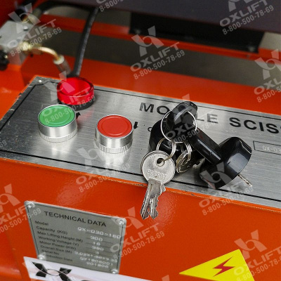 Ножничный подъемник QX-050-110 OXLIFT 11000 мм 500 кг